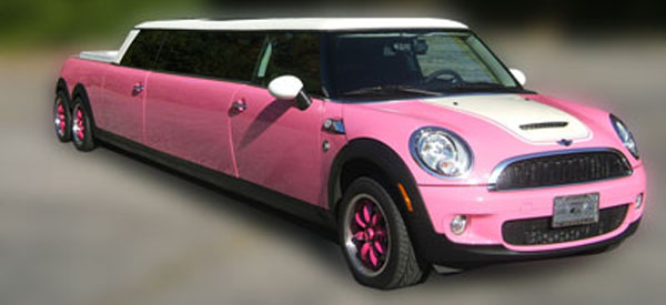 Pink Mini Cooper Rental